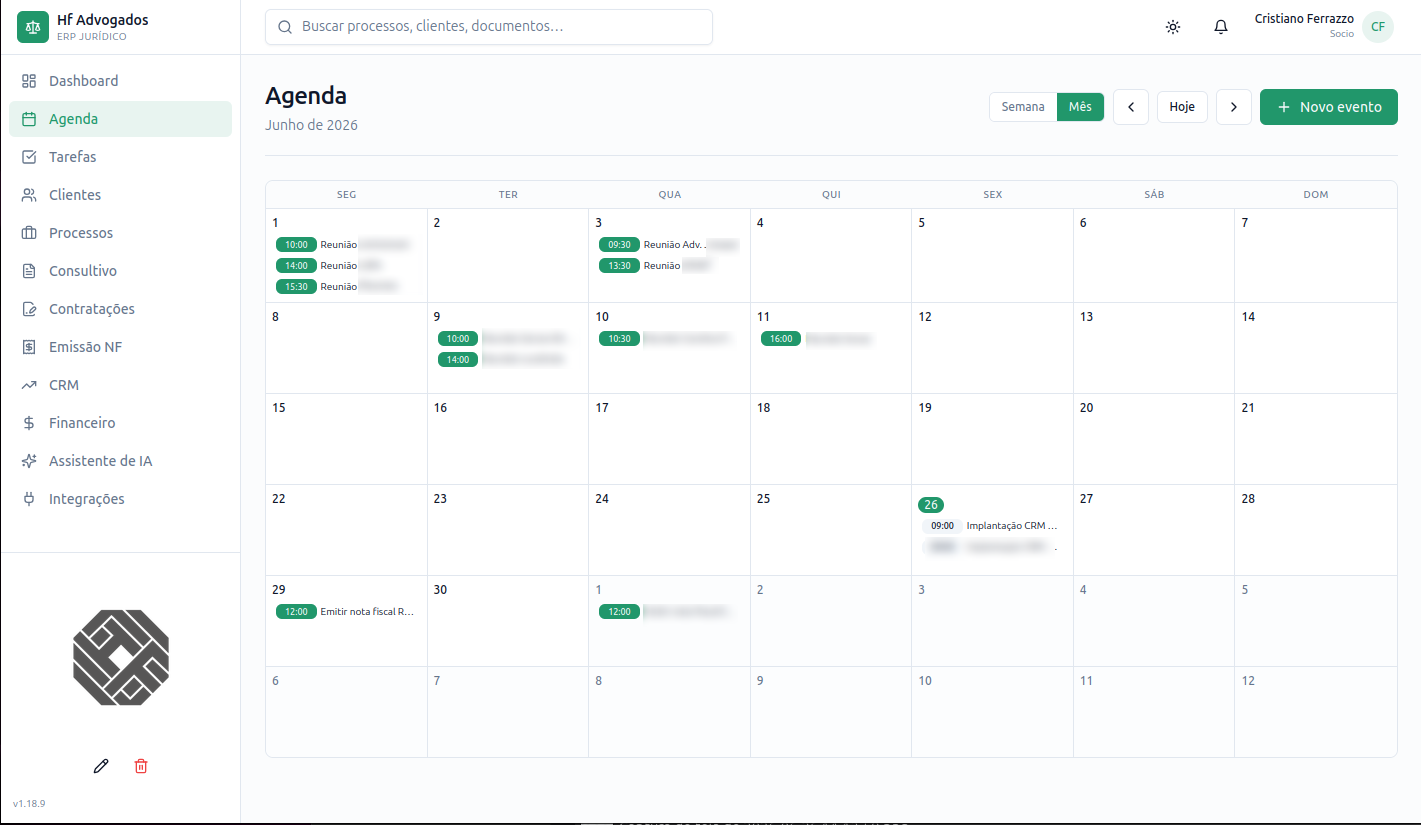 Agenda semanal
